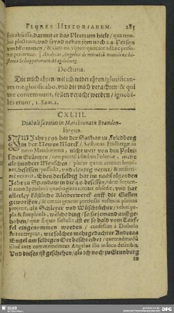 CXLIII. Diaboli saevities in Marchionatu Brandenburgico