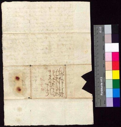 Heinrich Riebisch fordert Bürgermeister und Rat von Bautzen auf, einen Vidimusbeleg der Quittung auszustellen.