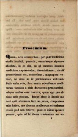 De pathologia catameniorum : dissertatio inauguralis medica