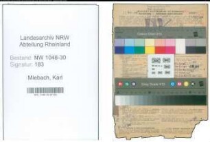 Entnazifizierung Karl Miebach , geb. 26.08.1899 (Angestellter)