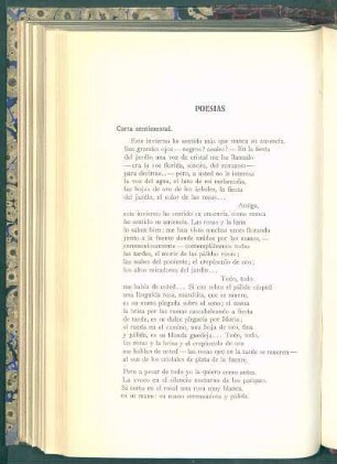 Poesías : Carta sentimental [y] Canción