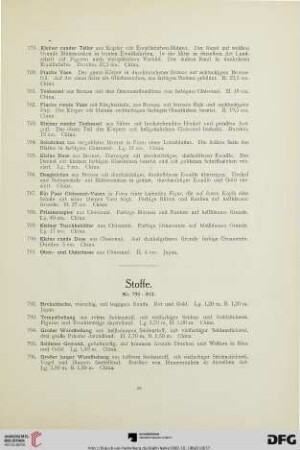Stoffe (Nr. 792-813)