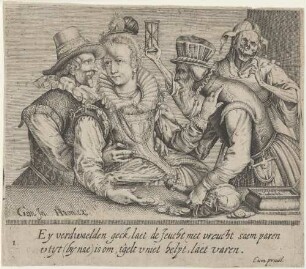 I. Ey verdwaelden geck laet de feucht met vreucht saem paren/ utyt (by nae) is om, t'gelt u niet helpt, laet varen.