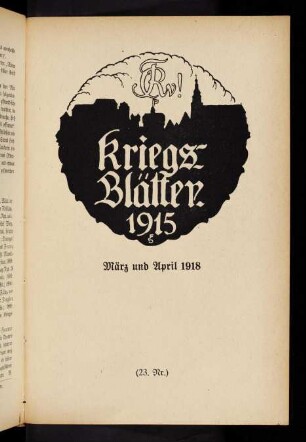 567-594, Nr. 23: März und April 1918