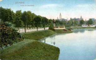 Leipzig. Partie im Albertpark