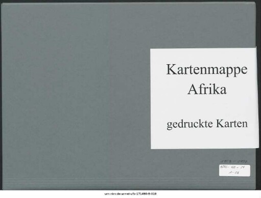 Danakil, Schoa, Kaffa bis zum Äquator : 1903-1907 : Kartensammlung