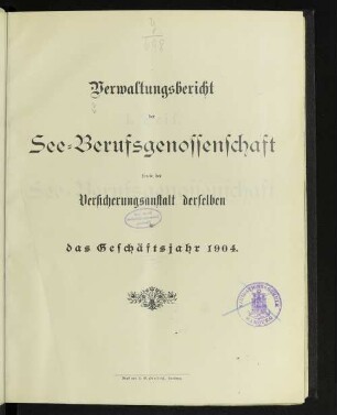 16.1903: Verwaltungsbericht : über d. Kalenderjahr ...