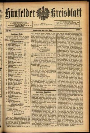 Ausgabe vom Donnerstag, den 10. Juni 1897.