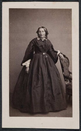 Porträt von Louise Wilhelmine Berndt : Porträt von Louise Wilhelmine Berndt. Visitfoto