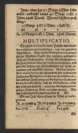 Multiplicatio.