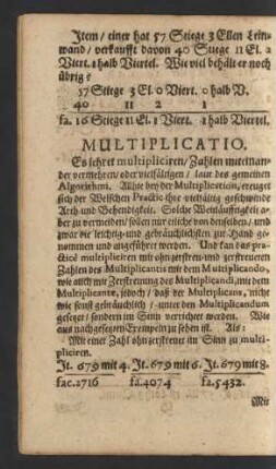 Multiplicatio.