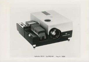 Diaprojektionsanlage "Agfacolor 250 AV Typ 5933 / 609" der Agfa-Gevaert-Aktiengesellschaft