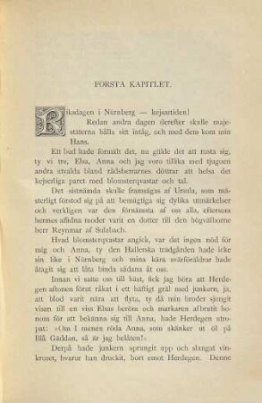 Gred : Roman från det gamla Nürnberg. Auktoriserad öfversättning. (Komplett i två delar.), 2