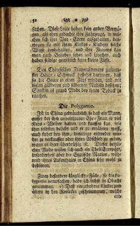 Die Polygamie.