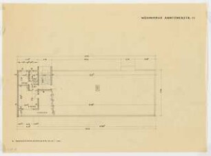 Wohnhaus Xantener Straße 21, Berlin-Wilmersdorf: Grundriss 6. Obergeschoss 1:100