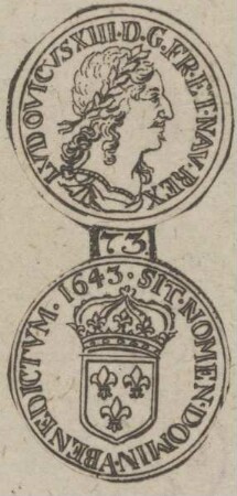 Bildnis von Lvdovicvs XIII., König von Frankreich