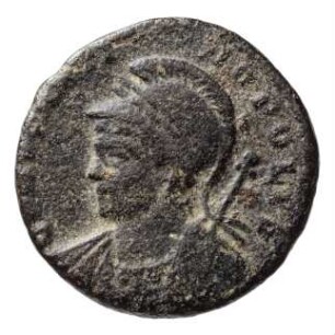 Münze, Follis, Aes 4, 330 n. Chr.
