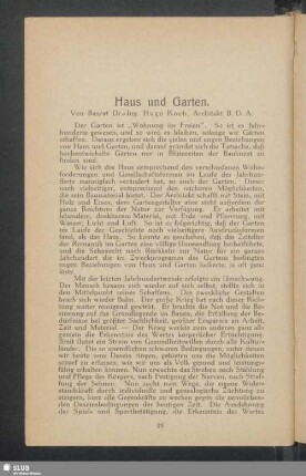 Haus und Garten