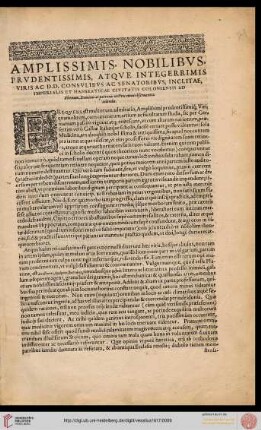 Epistola dedicatoria