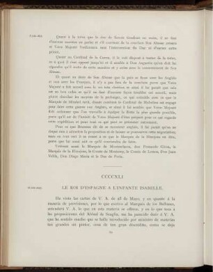 CCCCXLI. Le roi d'Espagne à l'Infante Isabelle. 15 juin 1627