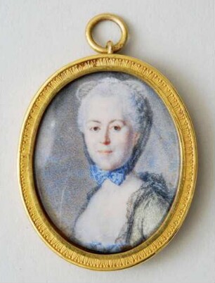 Miniaturbildnis Maria Antonia Walpurgis, Kurfürstin von Sachsen