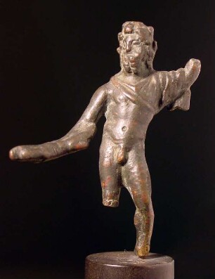 Römische Statuette des Jupiter mit Zepter und Blitzbündel