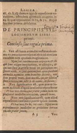 De Principiis Syllogismorum Libri primi.