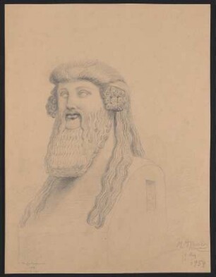 Napoli, "Sphingenhaupt" (Büste im Museo Borbonico)