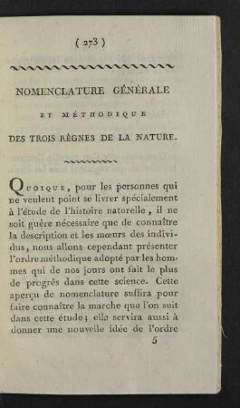 Nomenclature générale et méthodique des trois règnes de la nature.