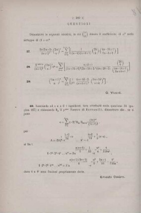 Questioni 57, 58, 59, 60.