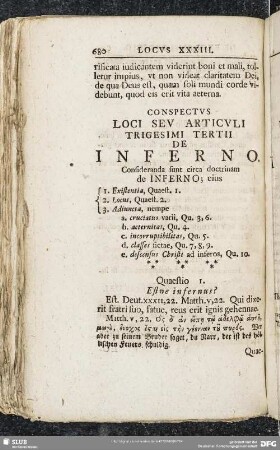 Locus XXXIII. De Inferno