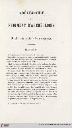 Architecture civile du Moyen-Âge