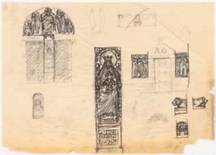 Unzugeordnete Altäre, Kircheneinrichtung, Skulpturen und Ornamente: Ornamenttafeln