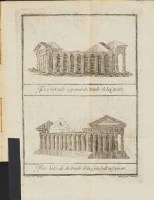Illustration 10: Face laterale ... du temple de la Concorde ...