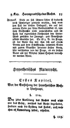 Hypothetisches Naturrecht.