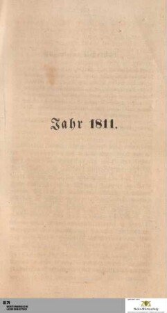 Jahr 1811
