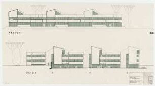 Wohnhäuser Alt-Wittenau 62, 63 / Eichborndamm 243, Berlin-Reinickendorf: Ansichten 1:100