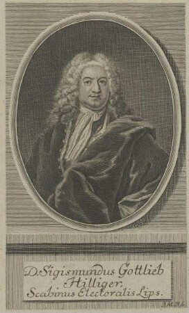 Bildnis des Sigismundus Gottlieb Hilligerus