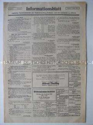 Amtliches Nachrichtenblatt der Stadtverwaltung Roßwein und des Landrates zu Döbeln