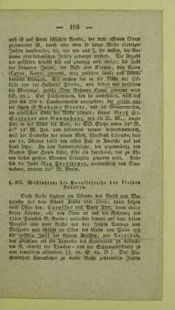 102. Westindien; die Parallelreihe der kleinen Antillen