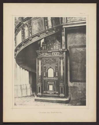 Tafel 14 Chorthür der Marienkirche