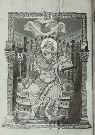 Codex Wittekindeus: Der Evangelist Johannes, S. 102 v