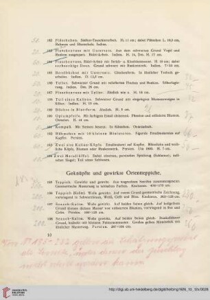 Geknüpfte und gewirkte Orientteppiche (Nr.195-224)