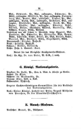 Königl. Nationalgalerie