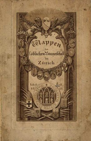 Wappen der Löblichen Bürgerschaft in Zürich