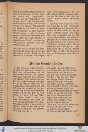 Über den Hochrhein herüber.