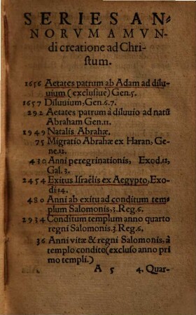 Isagoge chronologica, id est: opusculum, ad annorum seriem in sacris Bibliis contexendam, compendio viam monstrans