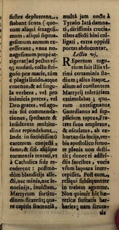 Die IX. Iulii. In Festo BB. Martyrum Gorcomiensium Nuncupat. Duplex : Omnia de communi plurimorum Martyrum extra tempus Paschale, praeter sequentia ; [Romae, ex Typographia Rev. Cam. Apo:]