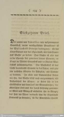 Siebzehnter Brief
