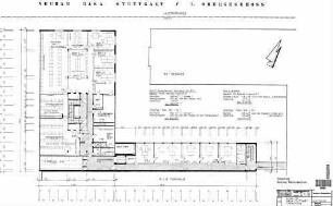 Stuttgart Hbf: Neubau der Basa Nebengeb.